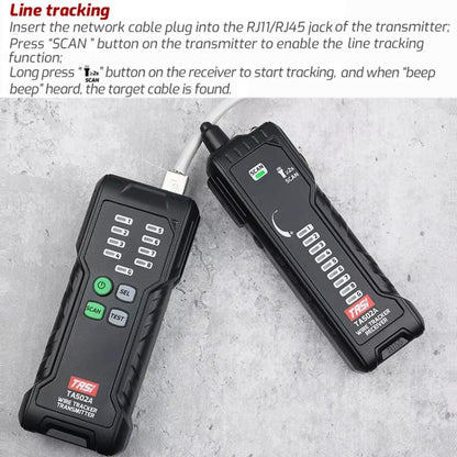 TASI TA502A Multi-function Anti-interference Network Cable Tester - Lan Cable and Tools by TASI | Online Shopping UK | buy2fix