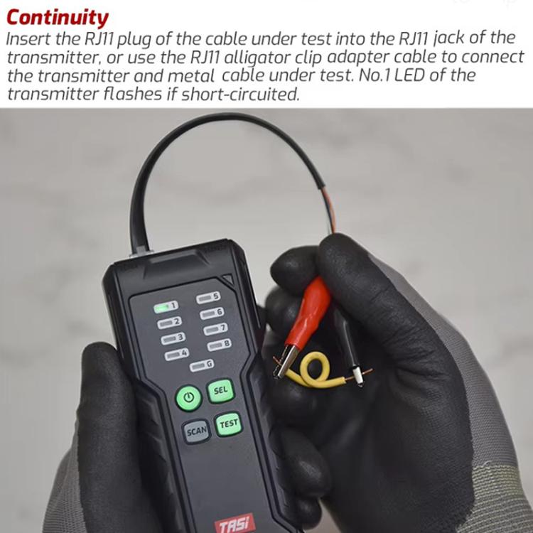 TASI TA502A Multi-function Anti-interference Network Cable Tester - Lan Cable and Tools by TASI | Online Shopping UK | buy2fix