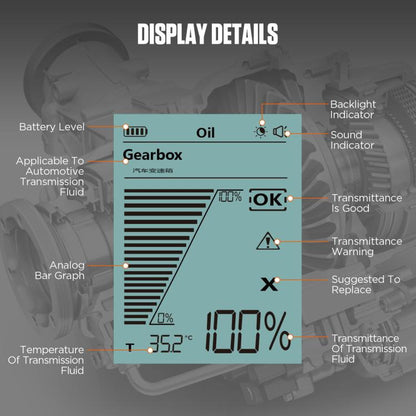 AUTOOL AS505 Car Gearbox Oil Test Detector Transmission Fluid Quality Diagnostic Tool(Black) - Electronic Test by buy2fix | Online Shopping UK | buy2fix