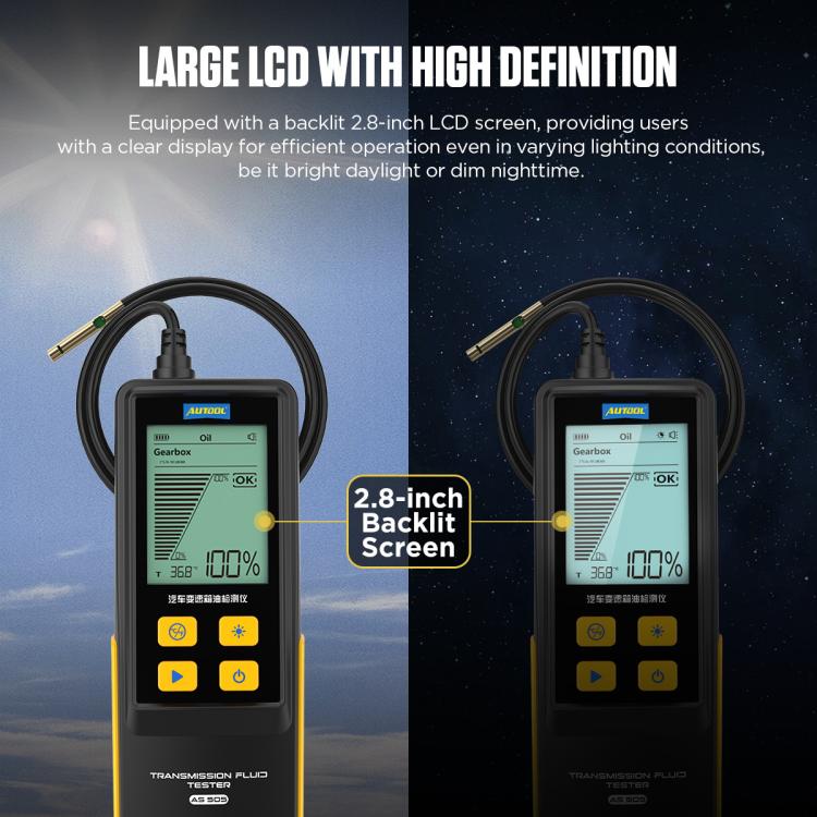 AUTOOL AS505 Car Gearbox Oil Test Detector Transmission Fluid Quality Diagnostic Tool(Black) - Electronic Test by buy2fix | Online Shopping UK | buy2fix