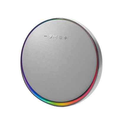 LP19 HI-FI Sound RGB Light BT Speaker Home System Theatre Music Player(White) - Desktop Speaker by buy2fix | Online Shopping UK | buy2fix