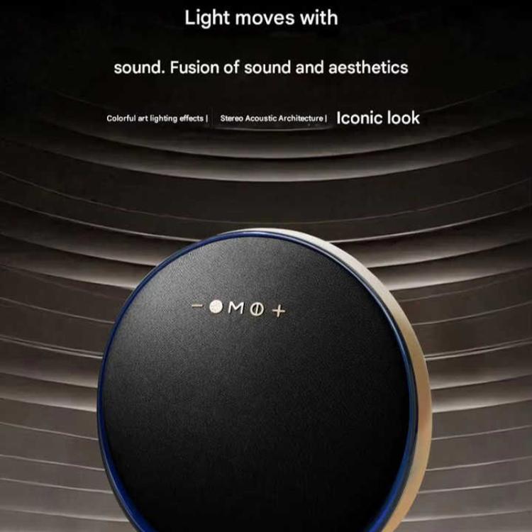 LP19 HI-FI Sound RGB Light BT Speaker Home System Theatre Music Player(Gold) - Desktop Speaker by buy2fix | Online Shopping UK | buy2fix