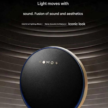 LP19 HI-FI Sound RGB Light BT Speaker Home System Theatre Music Player(Gold) - Desktop Speaker by buy2fix | Online Shopping UK | buy2fix