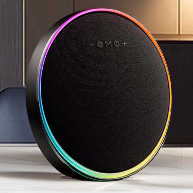 LP19 HI-FI Sound RGB Light BT Speaker Home System Theatre Music Player(Black) - Desktop Speaker by buy2fix | Online Shopping UK | buy2fix