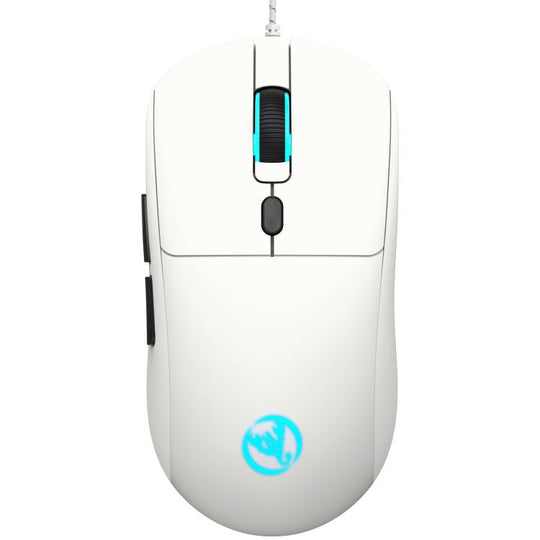 HXSJ X200 3600DPI Colorful Luminous Wired Mouse, Cable Length: 1.5m(White)