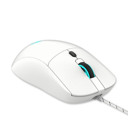 HXSJ X200 3600DPI Colorful Luminous Wired Mouse, Cable Length: 1.5m(White) - Wired Mice by HXSJ | Online Shopping UK | buy2fix