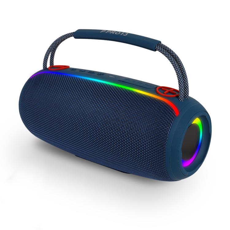 PRO13 20W Portable Outdoor IPX5 Stereo Soundbar Subwoofer RGB Wireless Speakers(Blue) - Waterproof Speaker by buy2fix | Online Shopping UK | buy2fix