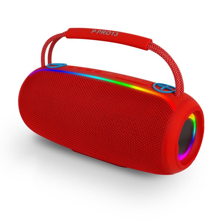 PRO13 20W Portable Outdoor IPX5 Stereo Soundbar Subwoofer RGB Wireless Speakers(Red) - Waterproof Speaker by buy2fix | Online Shopping UK | buy2fix