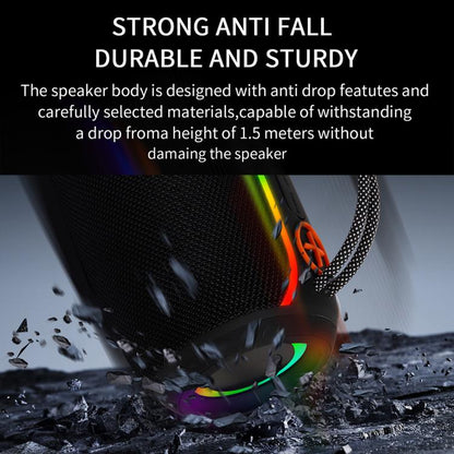 PRO13 20W Portable Outdoor IPX5 Stereo Soundbar Subwoofer RGB Wireless Speakers(Black) - Waterproof Speaker by buy2fix | Online Shopping UK | buy2fix