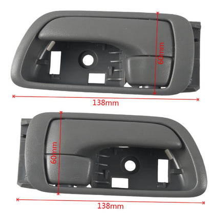 Pair Car Left and Right Door Inside Handle for Toyota Camry 2002-2006 69205-AA021, 69206-AA021(Grey) - Door Handles by buy2fix | Online Shopping UK | buy2fix