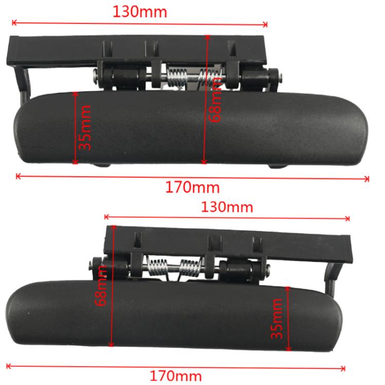 Pair Car Left and Right Door Outside Handle for Citroen Xsara 1997-2005 9101L9, 9101L8(Black) - Door Handles by buy2fix | Online Shopping UK | buy2fix