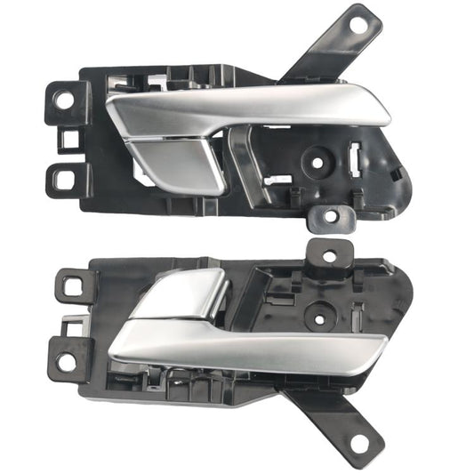 Pair Car Left and Right Door Inside Handle for Hyundai Sonata 2015-2017 82610-C1010, 82620-C1010(Black + Silver) - Door Handles by buy2fix | Online Shopping UK | buy2fix