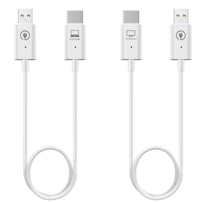 Measy AM18051 HDMI Wireless Transmitter Receiver Screen Mirroring Cable(White) - Wireless Display Dongle by Measy | Online Shopping UK | buy2fix