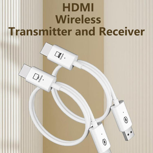 Measy AM18051 HDMI Wireless Transmitter Receiver Screen Mirroring Cable(White) - Wireless Display Dongle by Measy | Online Shopping UK | buy2fix