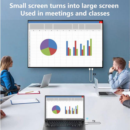 Measy AM18051 HDMI Wireless Transmitter Receiver Screen Mirroring Cable(White) - Wireless Display Dongle by Measy | Online Shopping UK | buy2fix