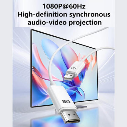 Measy AM18051 HDMI Wireless Transmitter Receiver Screen Mirroring Cable(White) - Wireless Display Dongle by Measy | Online Shopping UK | buy2fix