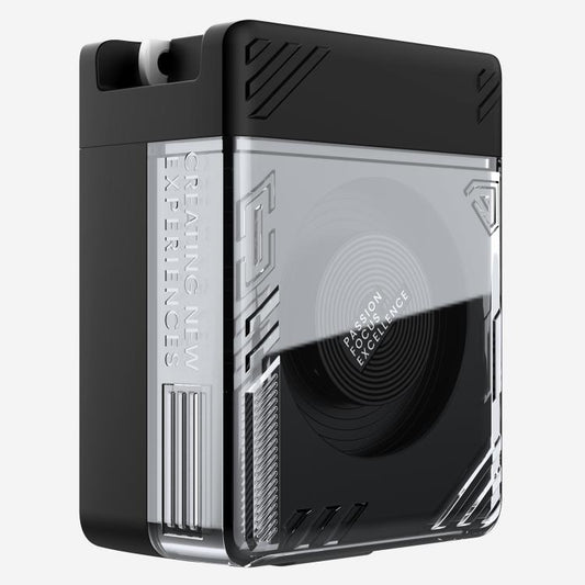 Nillkin IceCore Retractable 65W GaN Fast Charger with Type-C / USB-C Cable, US Plug(Black) - USB Charger by NILLKIN | Online Shopping UK | buy2fix