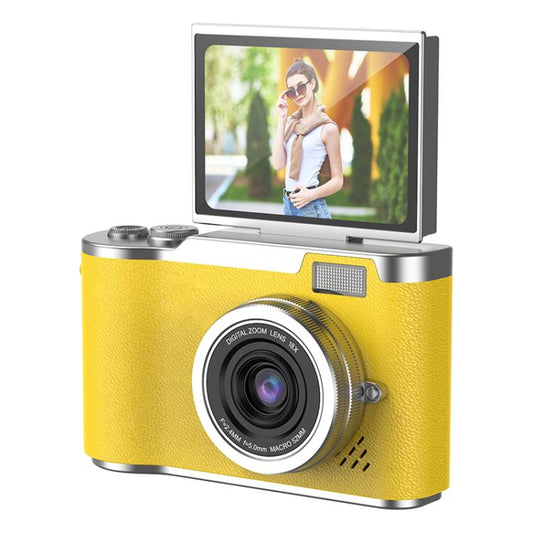 LK007 2.4 inch HD CCD Camera Retro Kids Camera(Yellow) - Children Cameras by buy2fix | Online Shopping UK | buy2fix