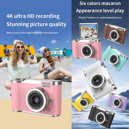 LK007 2.4 inch HD CCD Camera Retro Kids Camera(Yellow) - Children Cameras by buy2fix | Online Shopping UK | buy2fix