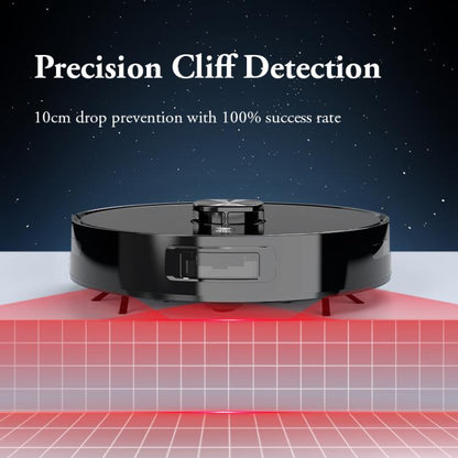 V8 Intelligent Automatic Recharging Sweeping Mopping Suction Robot(Black) - Robot Vacuum Cleaner by buy2fix | Online Shopping UK | buy2fix