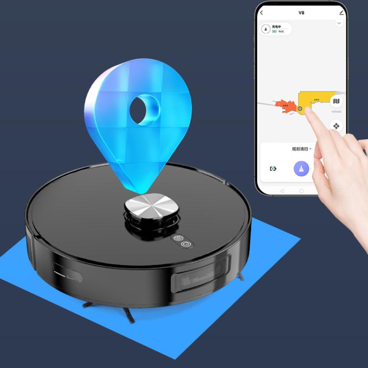V8 Intelligent Automatic Recharging Sweeping Mopping Suction Robot(Black) - Robot Vacuum Cleaner by buy2fix | Online Shopping UK | buy2fix