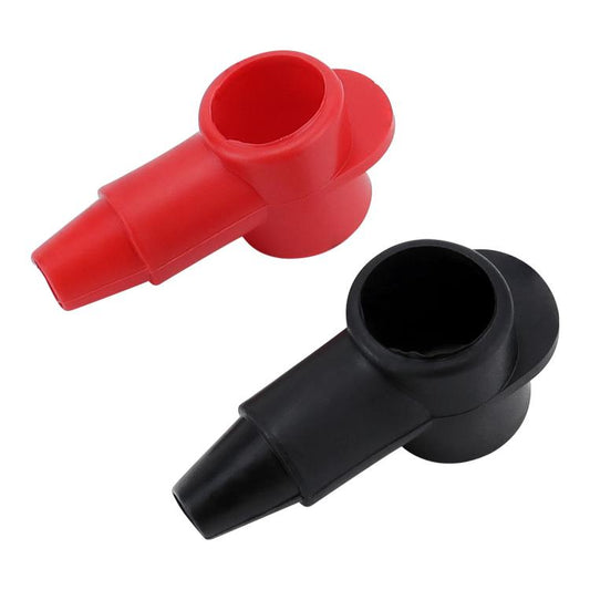 3 Pairs / Set Car Battery Pile Head PVC Protective Cover(Black + Red) - Booster Cable & Clip by buy2fix | Online Shopping UK | buy2fix
