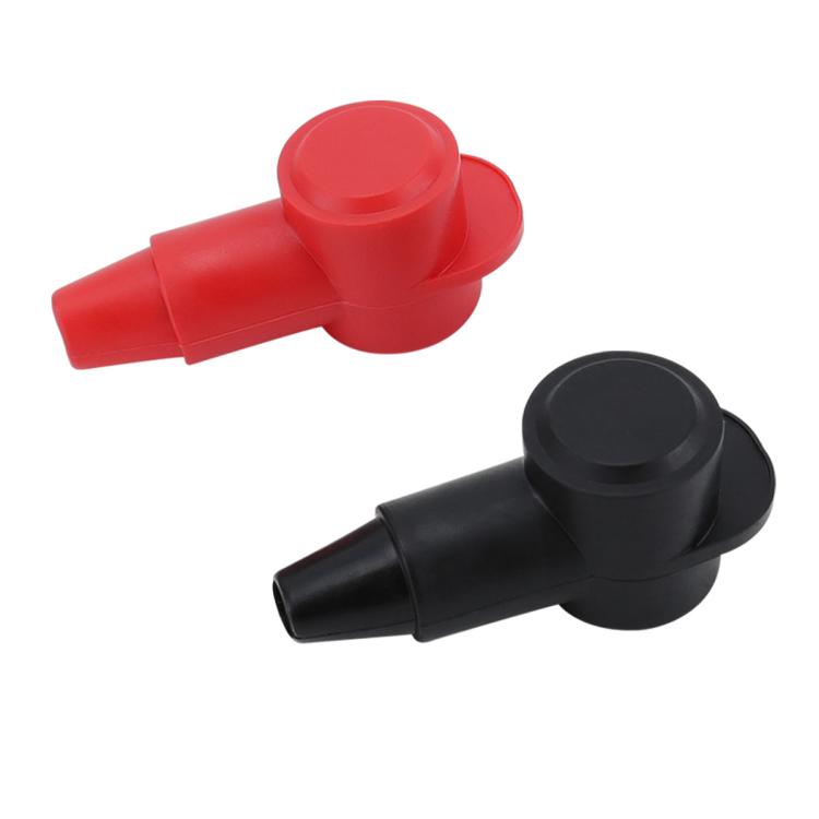 3 Pairs / Set Car Battery Pile Head PVC Protective Cover(Black + Red) - Booster Cable & Clip by buy2fix | Online Shopping UK | buy2fix