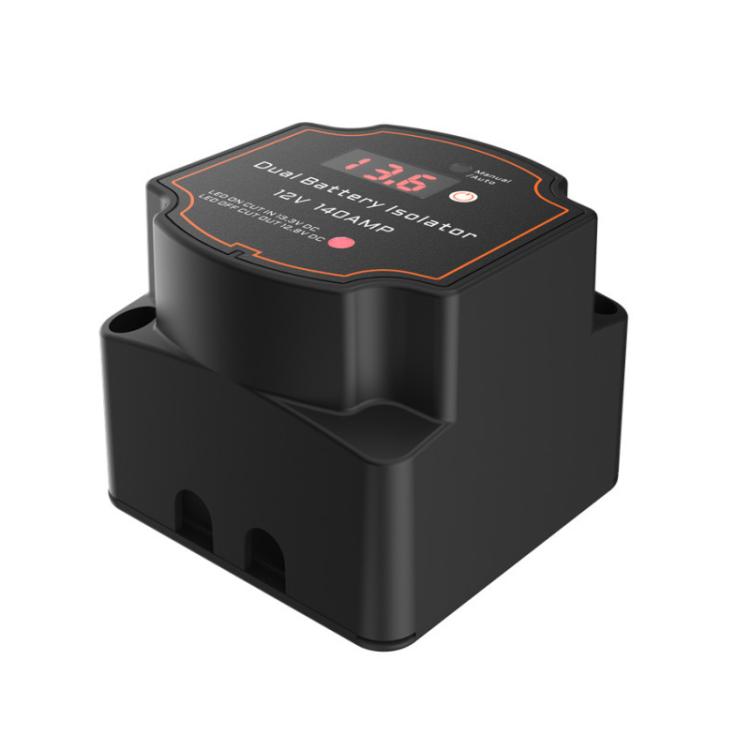 IP68 12V 140A Car Smart Dual Battery Isolation Controller with Digital Display Voltmeter, Type:7m Set - Relays by buy2fix | Online Shopping UK | buy2fix