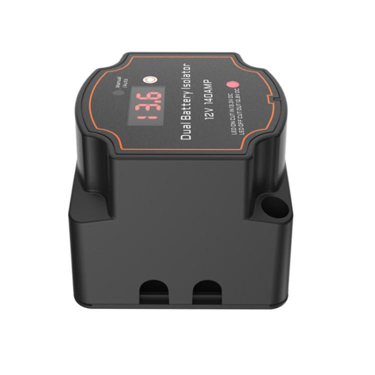 IP68 12V 140A Car Smart Dual Battery Isolation Controller with Digital Display Voltmeter, Type:8m Set - Relays by buy2fix | Online Shopping UK | buy2fix