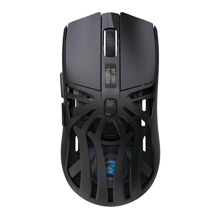 HXSJ T400 Tri-mode Rechargeable Wireless Mouse(Black) - Wireless Mice by HXSJ | Online Shopping UK | buy2fix