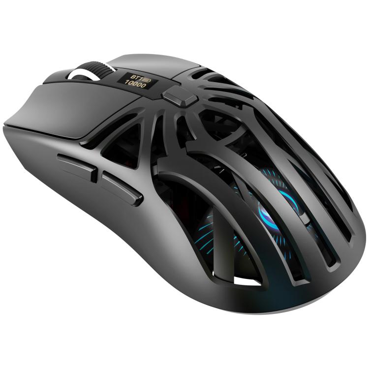 HXSJ T400 Tri-mode Rechargeable Wireless Mouse(Black) - Wireless Mice by HXSJ | Online Shopping UK | buy2fix