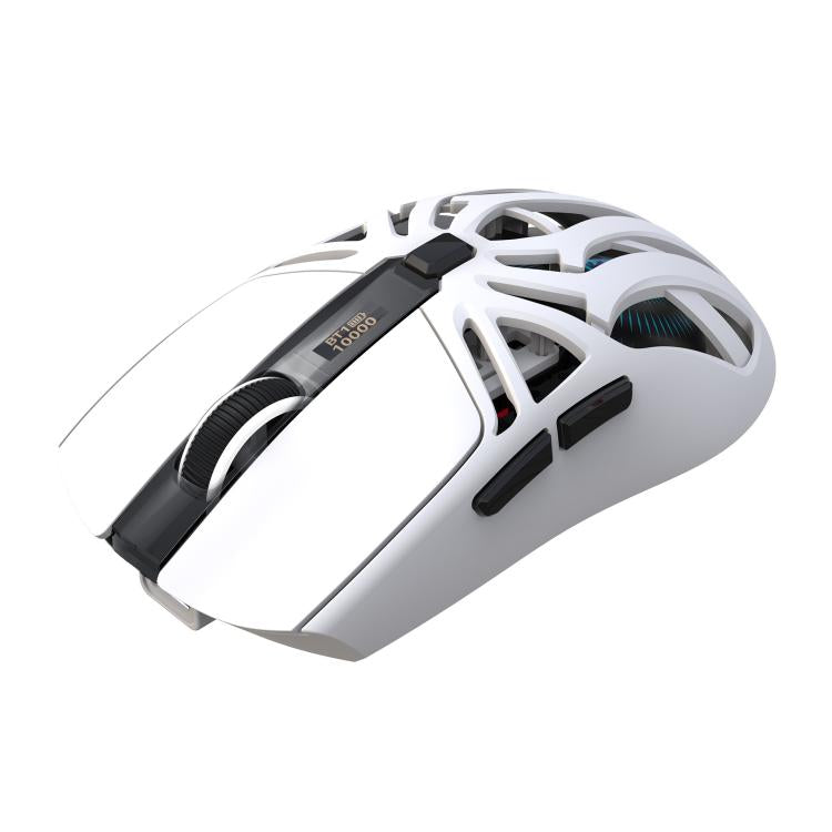 HXSJ T400 Tri-mode Rechargeable Wireless Mouse(White) - Wireless Mice by HXSJ | Online Shopping UK | buy2fix