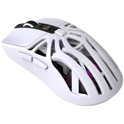 HXSJ T400 Tri-mode Rechargeable Wireless Mouse(White) - Wireless Mice by HXSJ | Online Shopping UK | buy2fix