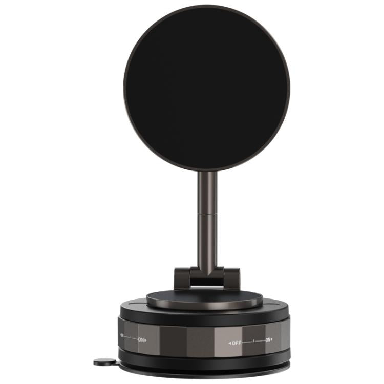 CCT30-2F Rotating Vacuum Adsorption Magnetic Car Phone Holder(Black) - Universal Car Holders by buy2fix | Online Shopping UK | buy2fix