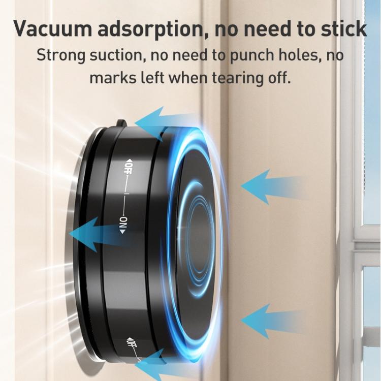 CCT31 Vacuum Adsorption Magnetic Car Phone Holder(White) - Universal Car Holders by buy2fix | Online Shopping UK | buy2fix