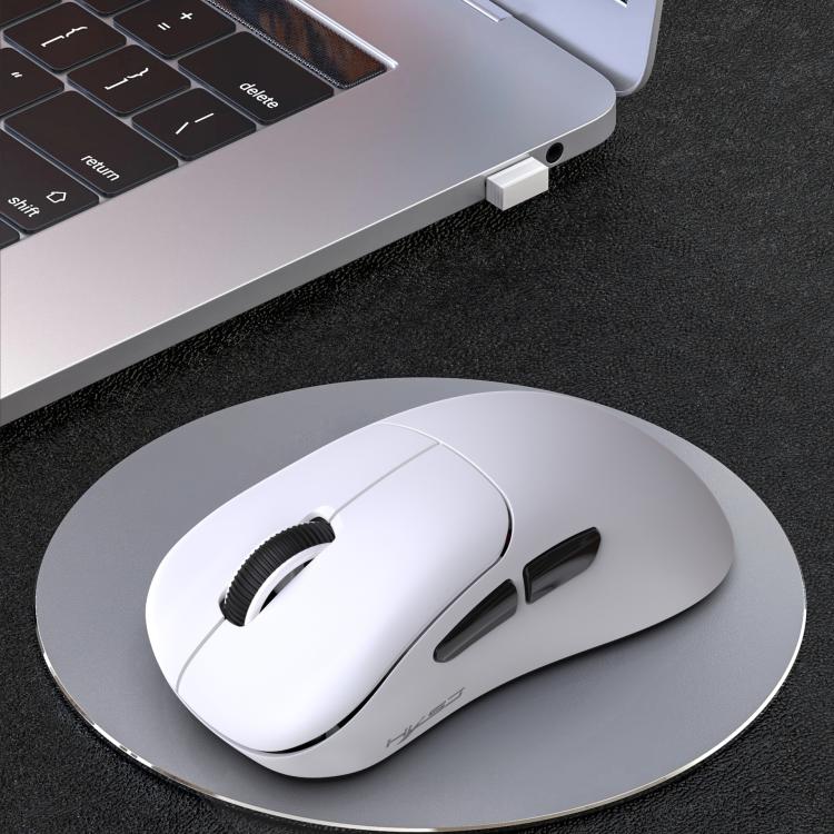 HXSJ T700 Tri-mode Lightweight Wireless Mouse(White) - Wireless Mice by HXSJ | Online Shopping UK | buy2fix