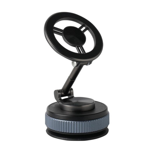 XZK104 2nd Generation Vacuum Adsorption Magnetic Folding Car Phone Holder(Gun Metal B Type) - Universal Car Holders by buy2fix | Online Shopping UK | buy2fix