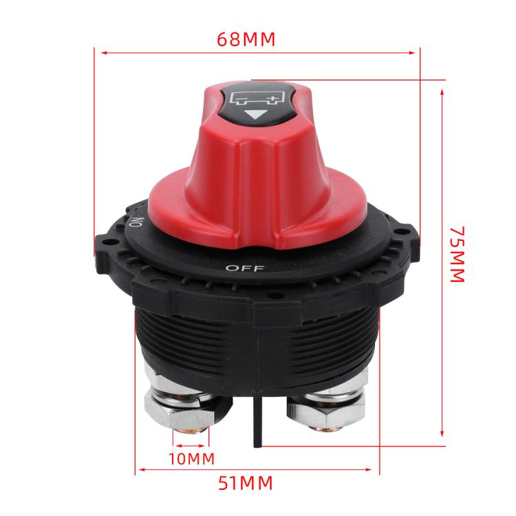 12-24V 300A Heavy-Duty DC Battery Disconnect Switch, Type:Old with OUT Handle Non-removable - Car Switches by buy2fix | Online Shopping UK | buy2fix