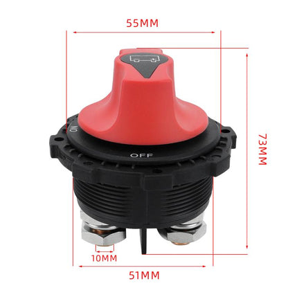 12-24V 300A Heavy-Duty DC Battery Disconnect Switch, Type:New with OUT Handle Non-removable - Car Switches by buy2fix | Online Shopping UK | buy2fix