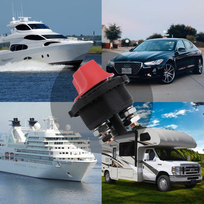 12-24V 300A Heavy-Duty DC Battery Disconnect Switch, Type:New with OUT Handle Non-removable - Car Switches by buy2fix | Online Shopping UK | buy2fix