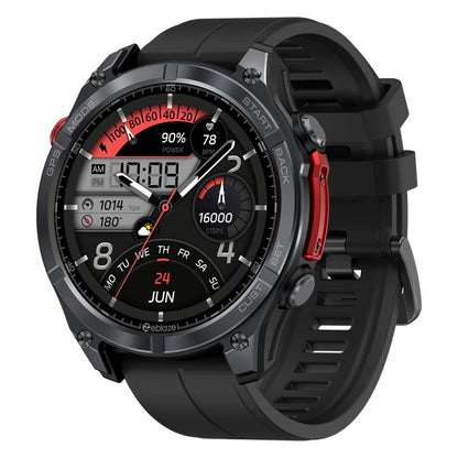 Zeblaze Stratos 4 Rugged Outdoor GPS Smart Watch 1.43 inch Screen 5 ATM & IP69K(Black) - Smart Watches by Zeblaze | Online Shopping UK | buy2fix
