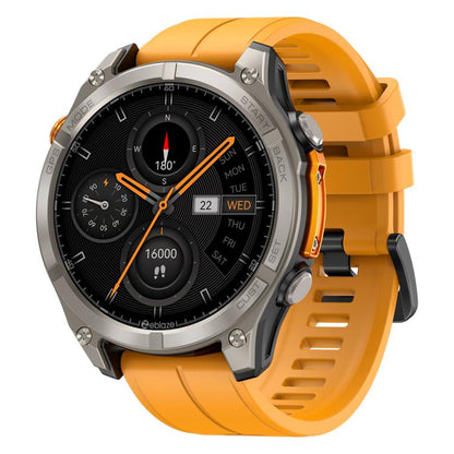 Zeblaze Stratos 4 Rugged Outdoor GPS Smart Watch 1.43 inch Screen 5 ATM & IP69K(Orange) - Smart Watches by Zeblaze | Online Shopping UK | buy2fix