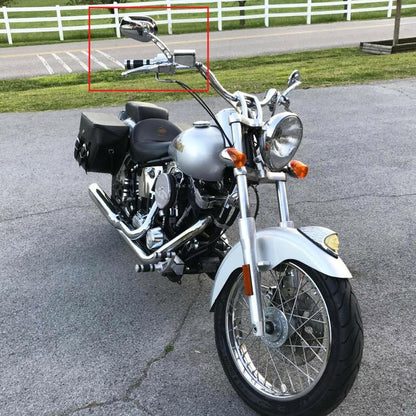 For Harley Davidson 2pcs/Set Motorcycle Modified Classic Retro Rearview Mirror Reversing Mirror(Black) - Side Mirrors by buy2fix | Online Shopping UK | buy2fix