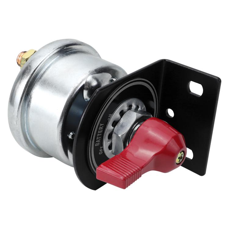 12-24V 200A High Current Battery Disconnect Switch with Bracket(Red Handle) - Car Switches by buy2fix | Online Shopping UK | buy2fix