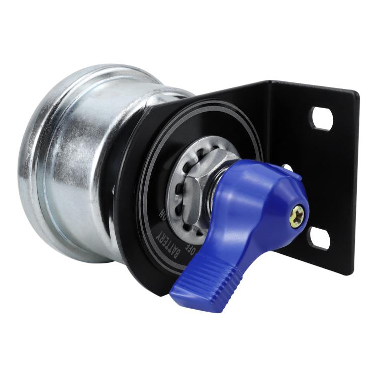 12-24V 200A High Current Battery Disconnect Switch with Bracket(Blue Handle) - Car Switches by buy2fix | Online Shopping UK | buy2fix