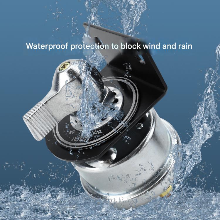 12-24V 200A High Current Battery Disconnect Switch with Bracket(Silver Handle) - Car Switches by buy2fix | Online Shopping UK | buy2fix