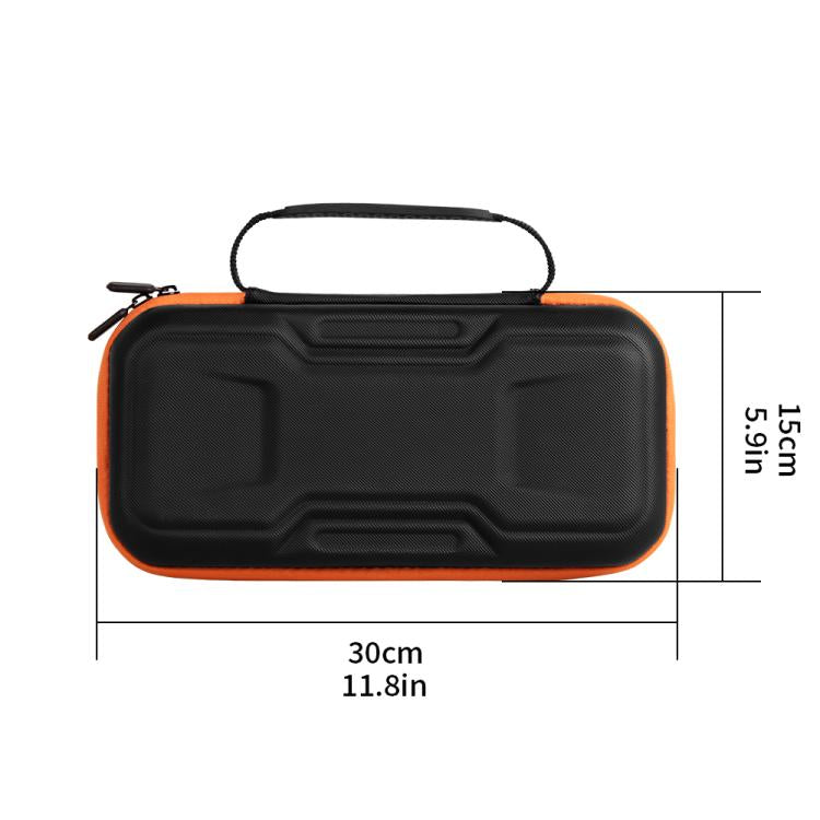 For Nintendo Switch 2 Mecha Double Layer Shockproof Portable Storage Bag(Black Orange) - Bags by buy2fix | Online Shopping UK | buy2fix