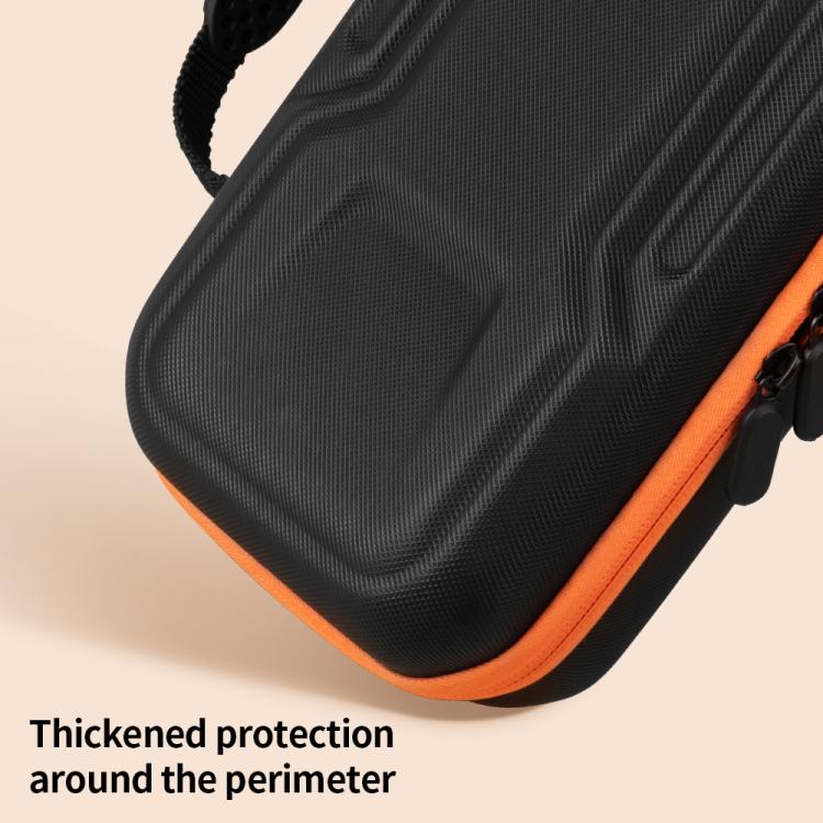 For Nintendo Switch 2 Mecha Double Layer Shockproof Portable Storage Bag(Black Orange) - Bags by buy2fix | Online Shopping UK | buy2fix