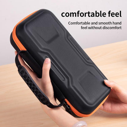 For Nintendo Switch 2 Mecha Double Layer Shockproof Portable Storage Bag(Black Orange) - Bags by buy2fix | Online Shopping UK | buy2fix