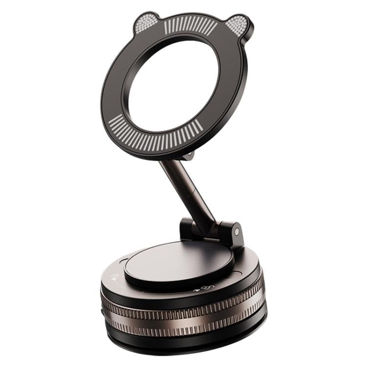 J33 Vacuum Adsorption Magnetic Car Phone Holder(Black) - Universal Car Holders by buy2fix | Online Shopping UK | buy2fix